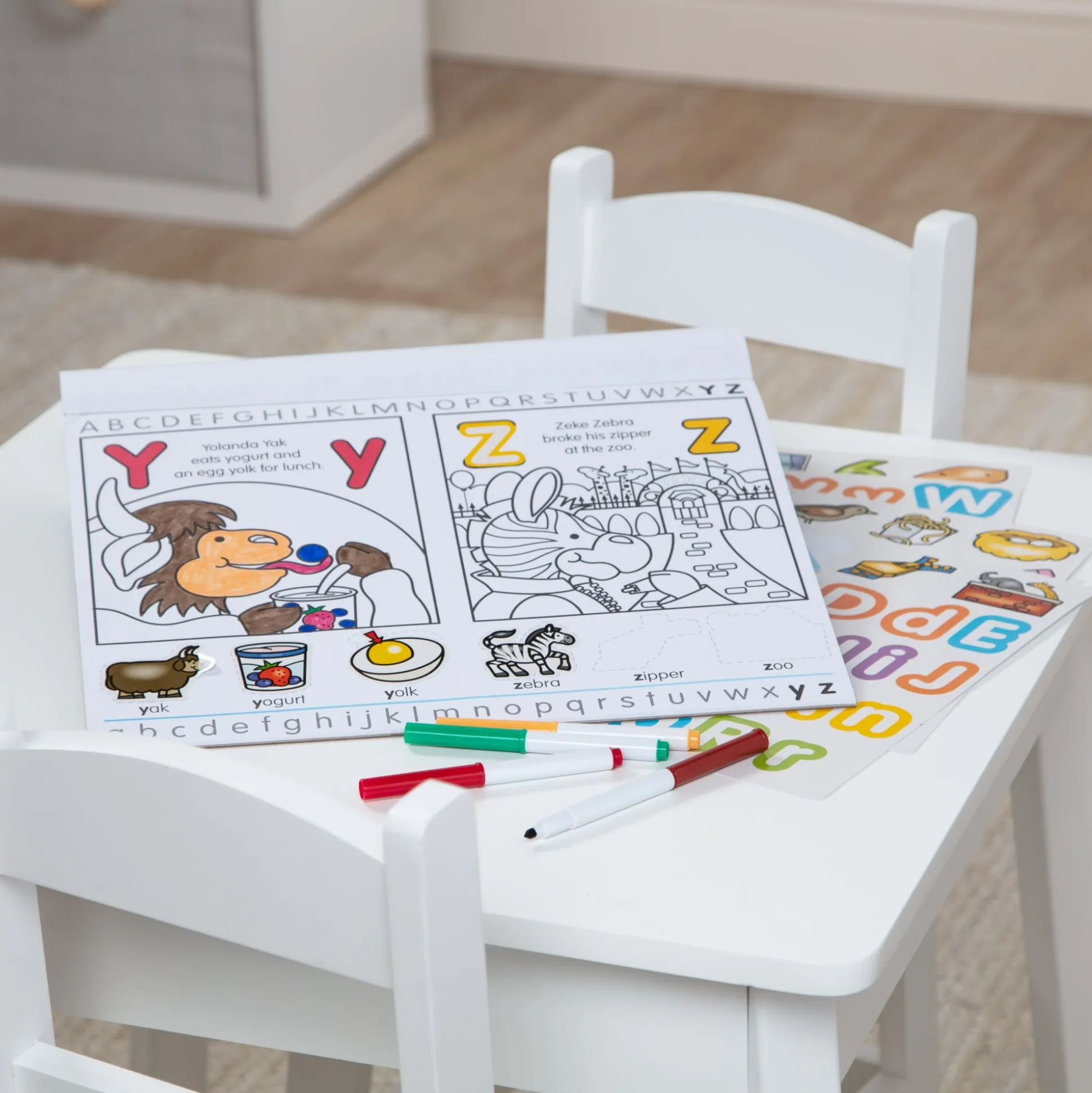 Alphabet Activity Sticker Pad