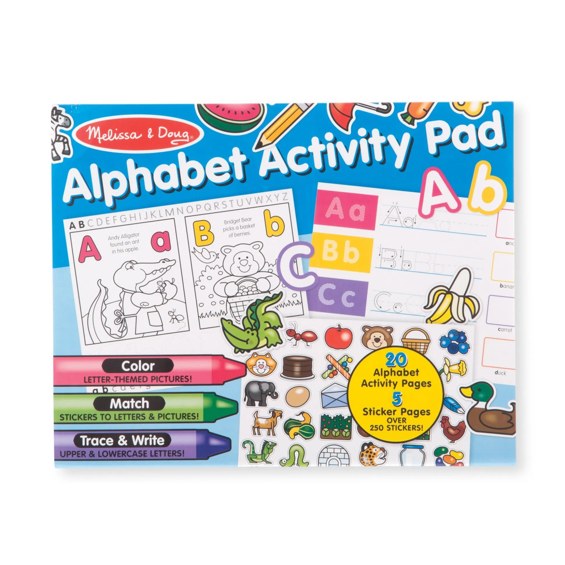 Alphabet Activity Sticker Pad