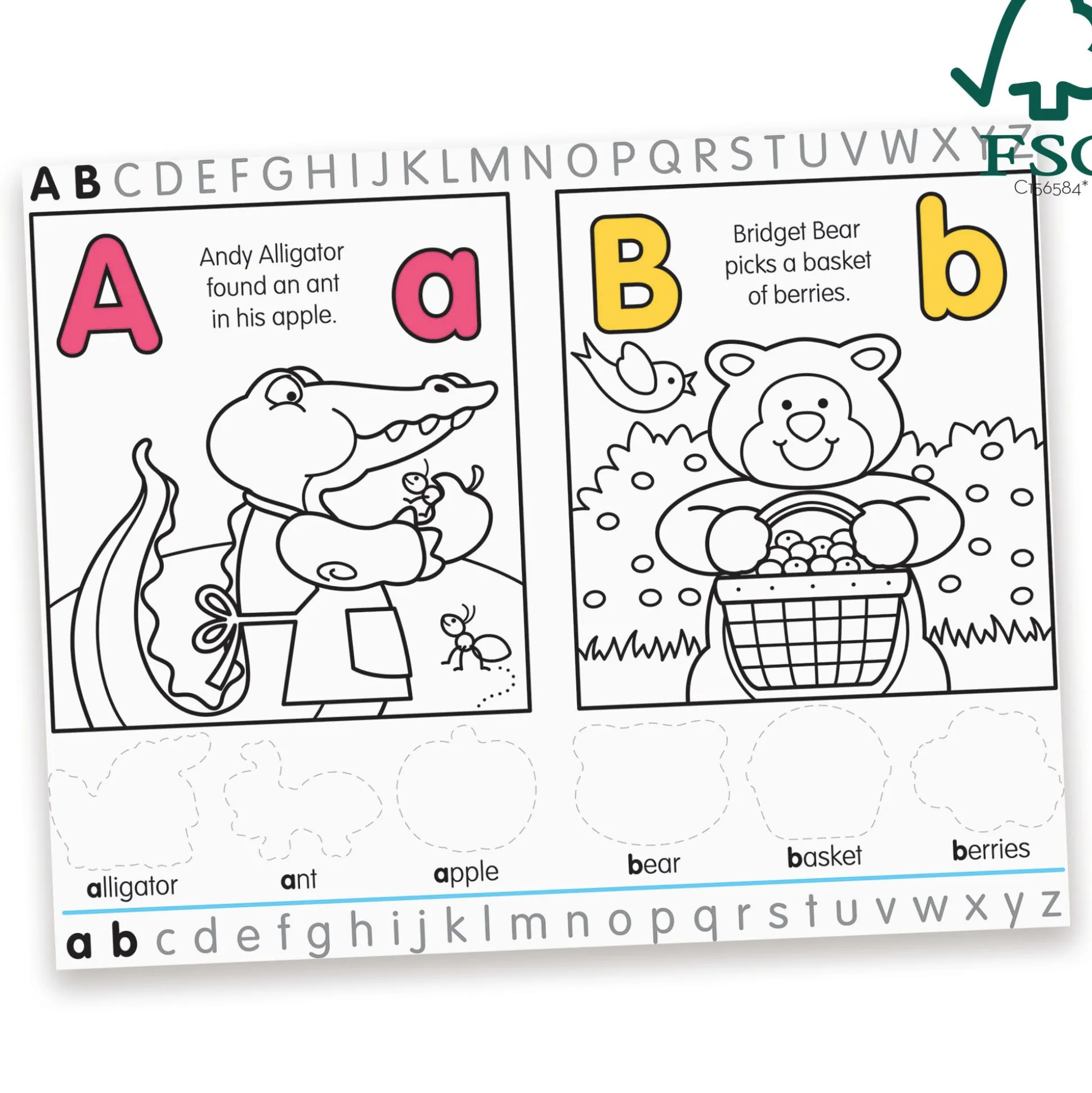 Alphabet Activity Sticker Pad