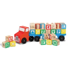 Alphabet Blocks Wooden Truck