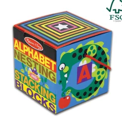 Alphabet Nesting and Stacking Blocks