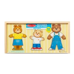 Bear Family Dress-Up Puzzle - 45 Pieces