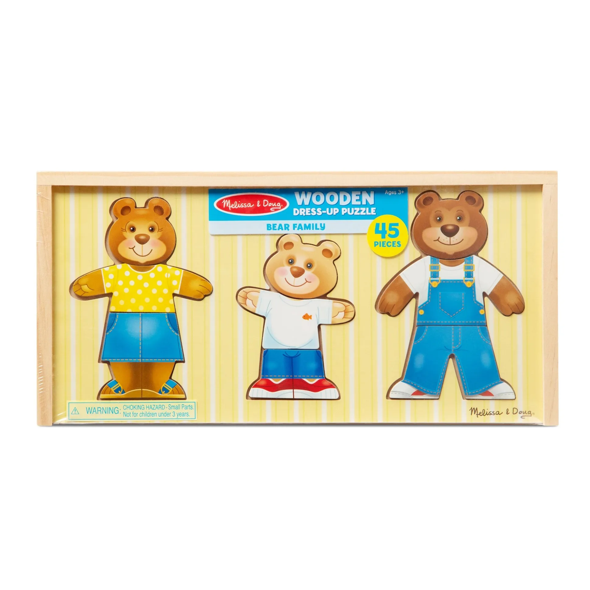 Bear Family Dress-Up Puzzle - 45 Pieces