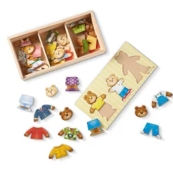 Bear Family Dress-Up Puzzle - 45 Pieces
