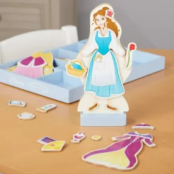 Belle Wooden Magnetic Dress-Up