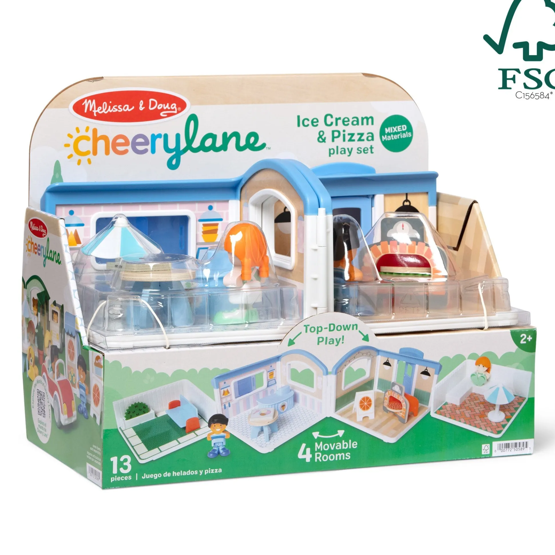 Cheery Lane™ Ice Cream and Pizza Play Set