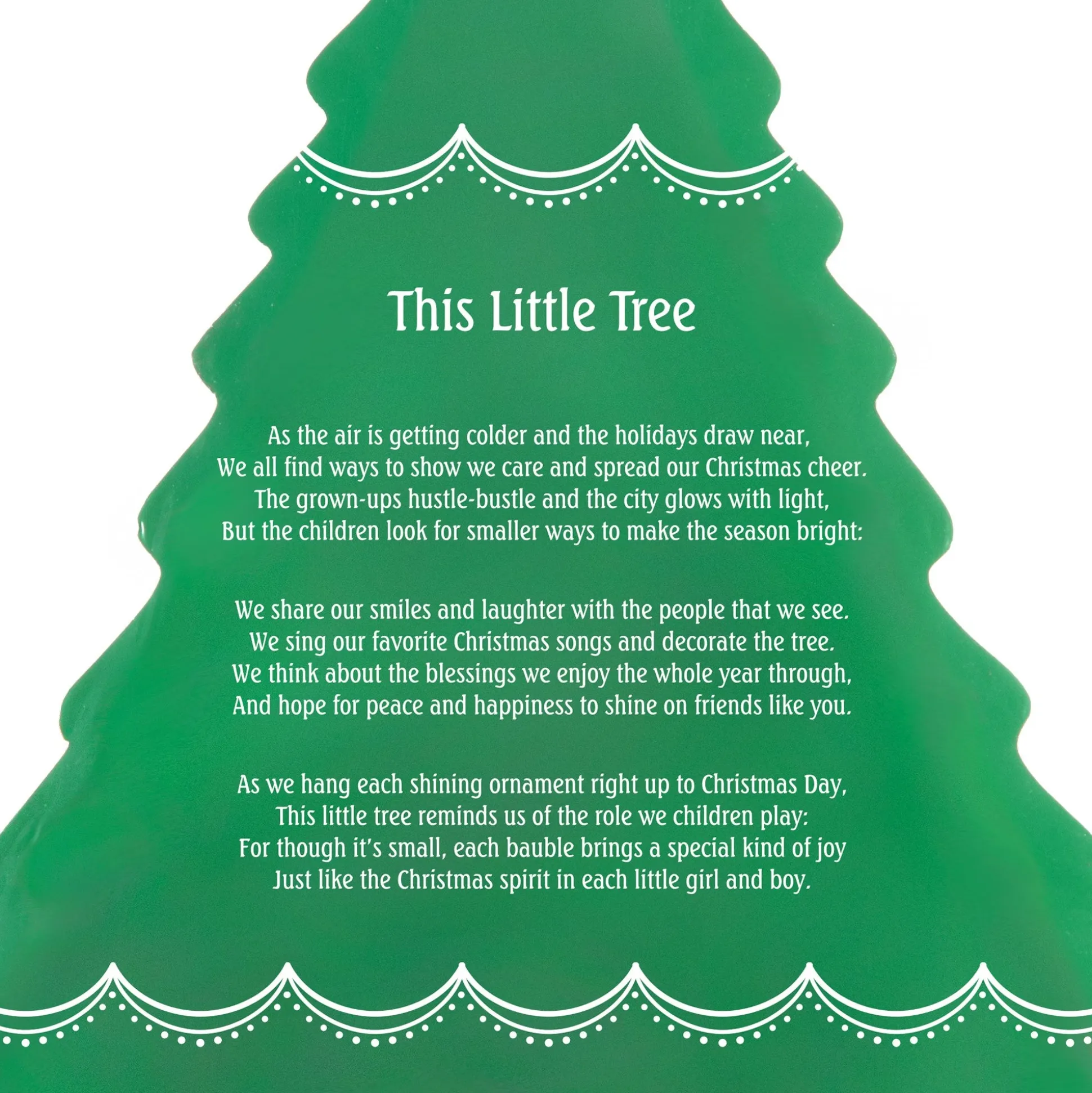 Countdown to Christmas Wooden Seasonal Calendar