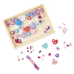 Created by Me! Heart Beads Wooden Bead Kit