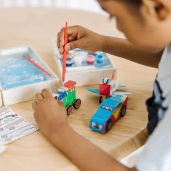 Createed by Me!™ Vehicle Craft Kit 3-Pack: Plane, Train, Race Car