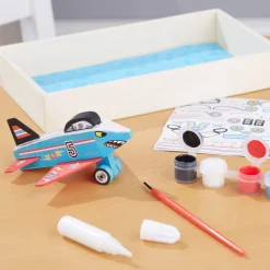Decorate-Your-Own Wooden Plane