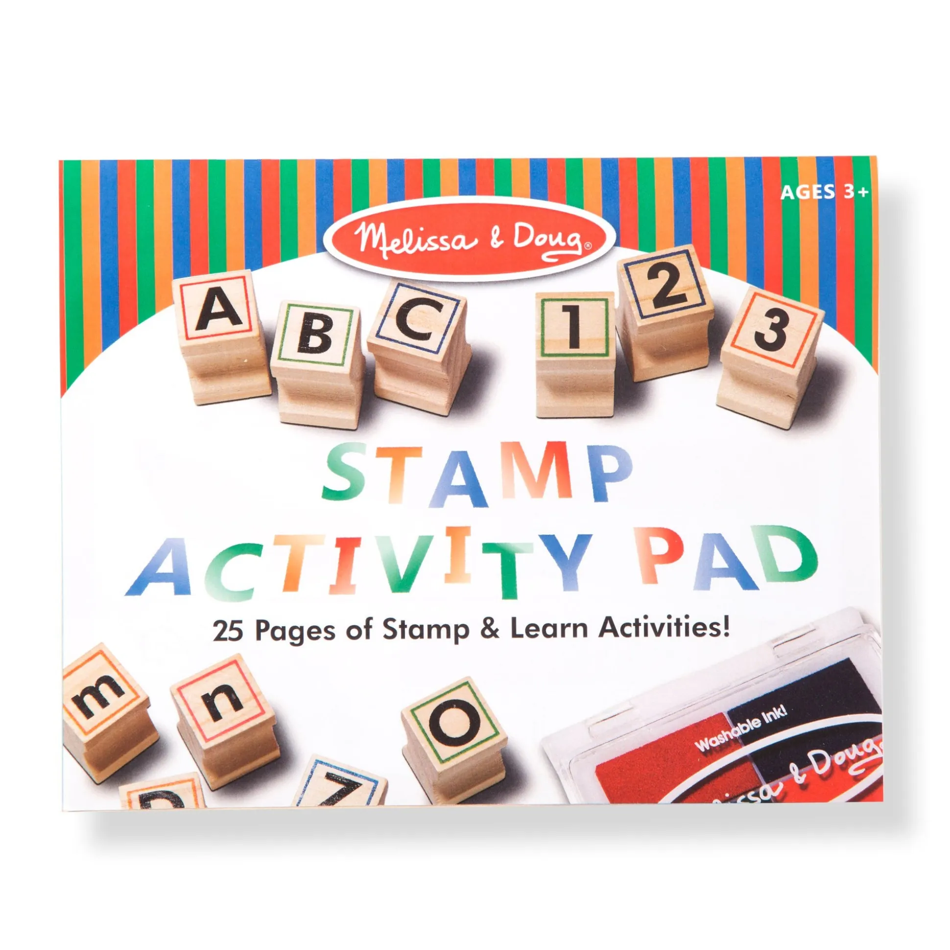 Deluxe Wooden Stamp Set - ABCs 123s