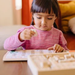 Deluxe Wooden Stamp Set - ABCs 123s