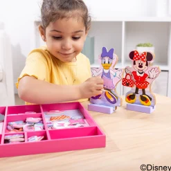 Disney Minnie & Daisy Deluxe Wooden Magnetic Dress-Up