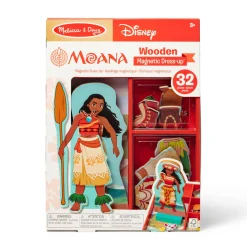 Disney Moana Wooden Magnetic Dress-Up Play Set