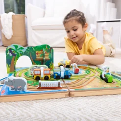 Disney Take-Along Safari Wooden Play Set