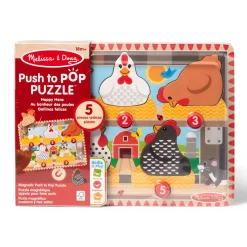 Happy Hens Push to Pop Puzzle