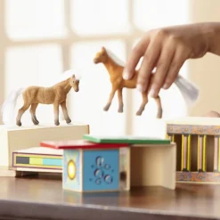 Horse Carrier Wooden Vehicles Play Set