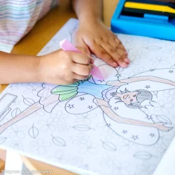Jumbo Coloring Pad - Princess & Fairy