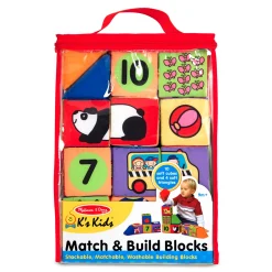 K's Kids Match and Build Soft Blocks