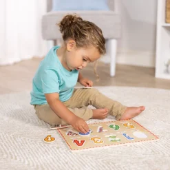 Lift & See Numbers Peg Puzzle - 10 Pieces