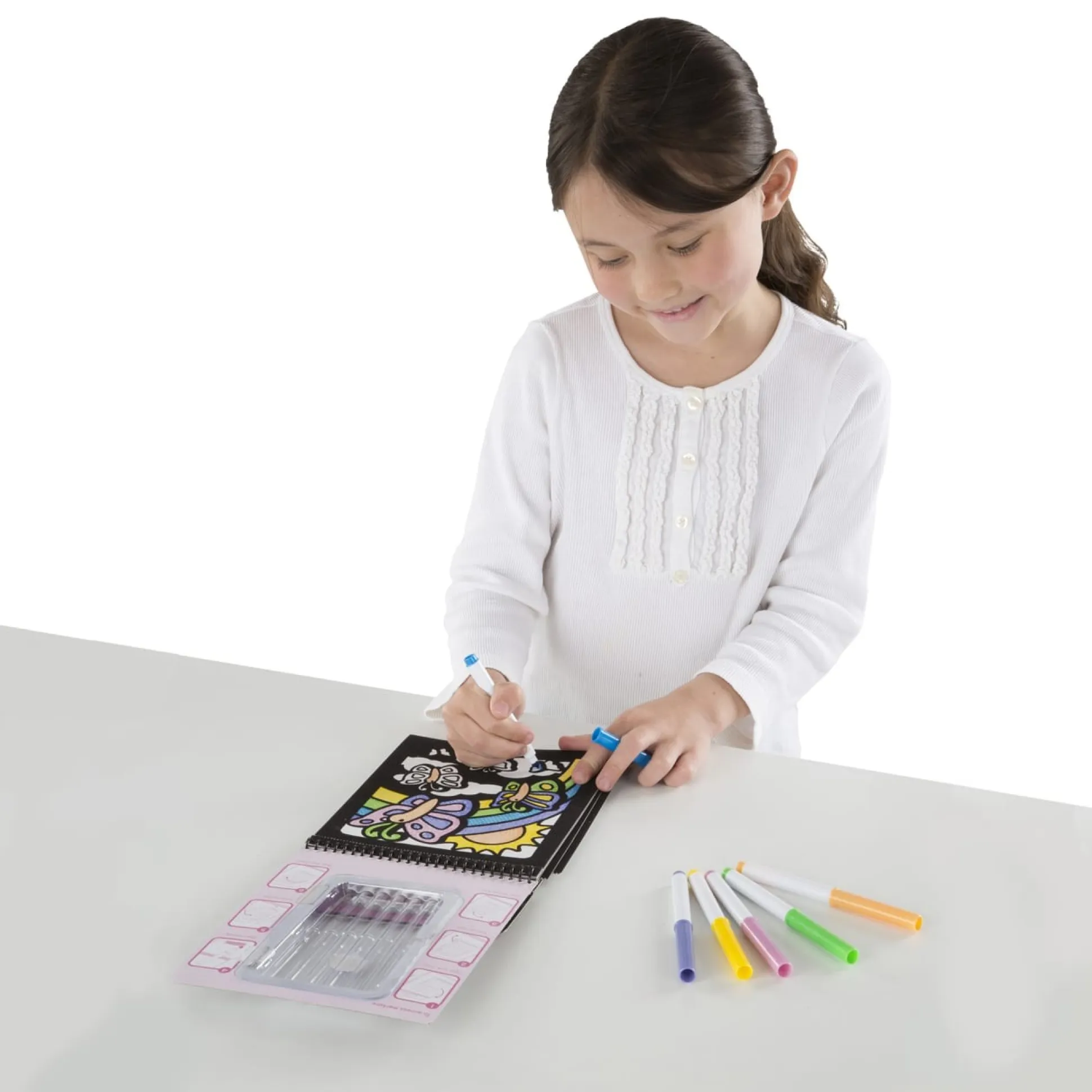 Magic Velvet Butterfly Scenes - On the Go Travel Activity