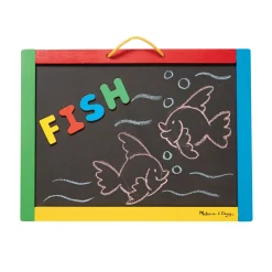 Magnetic Chalkboard & Dry-Erase Board (Uppercase)