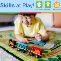 Magnetic Wooden Train Cars