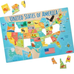 Map Floor Puzzle - 51 Pieces