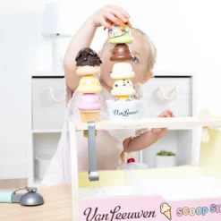 Melissa & Doug x Van Leeuwen Wooden Ice Cream Counter