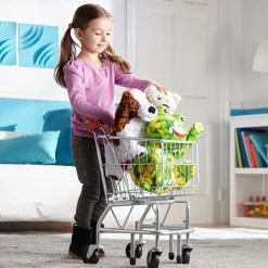 Metal Grocery Shopping Cart Toy