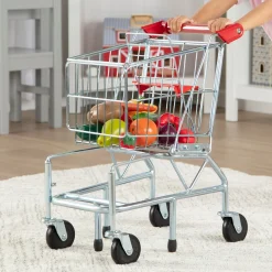 Metal Grocery Shopping Cart Toy