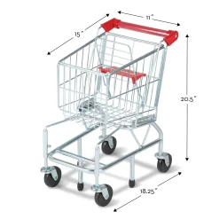 Metal Grocery Shopping Cart Toy