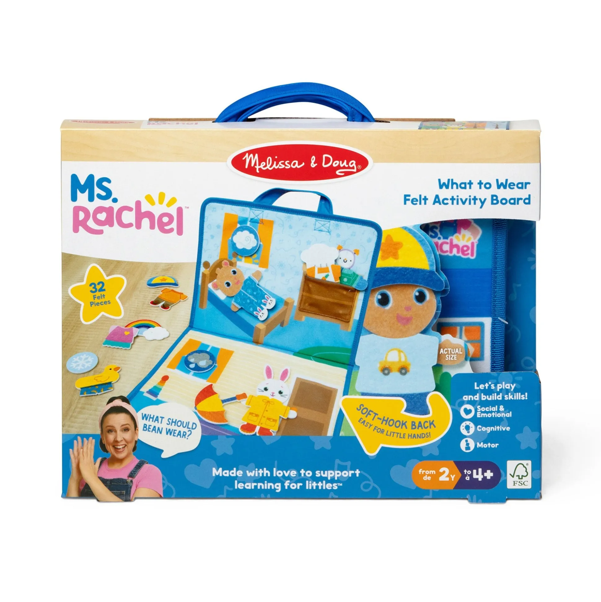 Ms. Rachel™ What to Wear Felt Activity Board