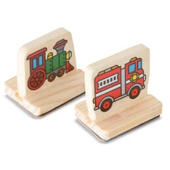 My First Wooden Stamp Set - Vehicles