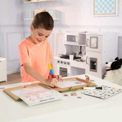 Natural Play: Play, Draw, Create Reusable Drawing & Magnet Kit – Farm