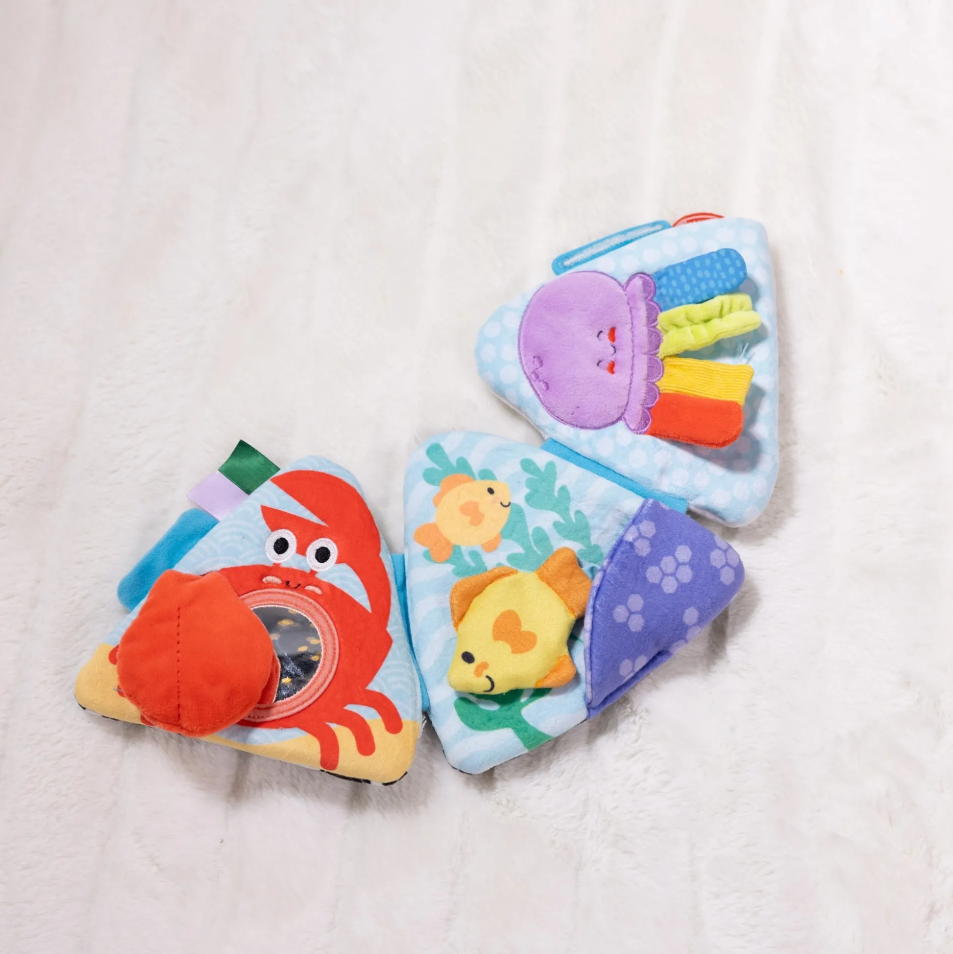 Ocean Tummy Time Triangle Baby Toy