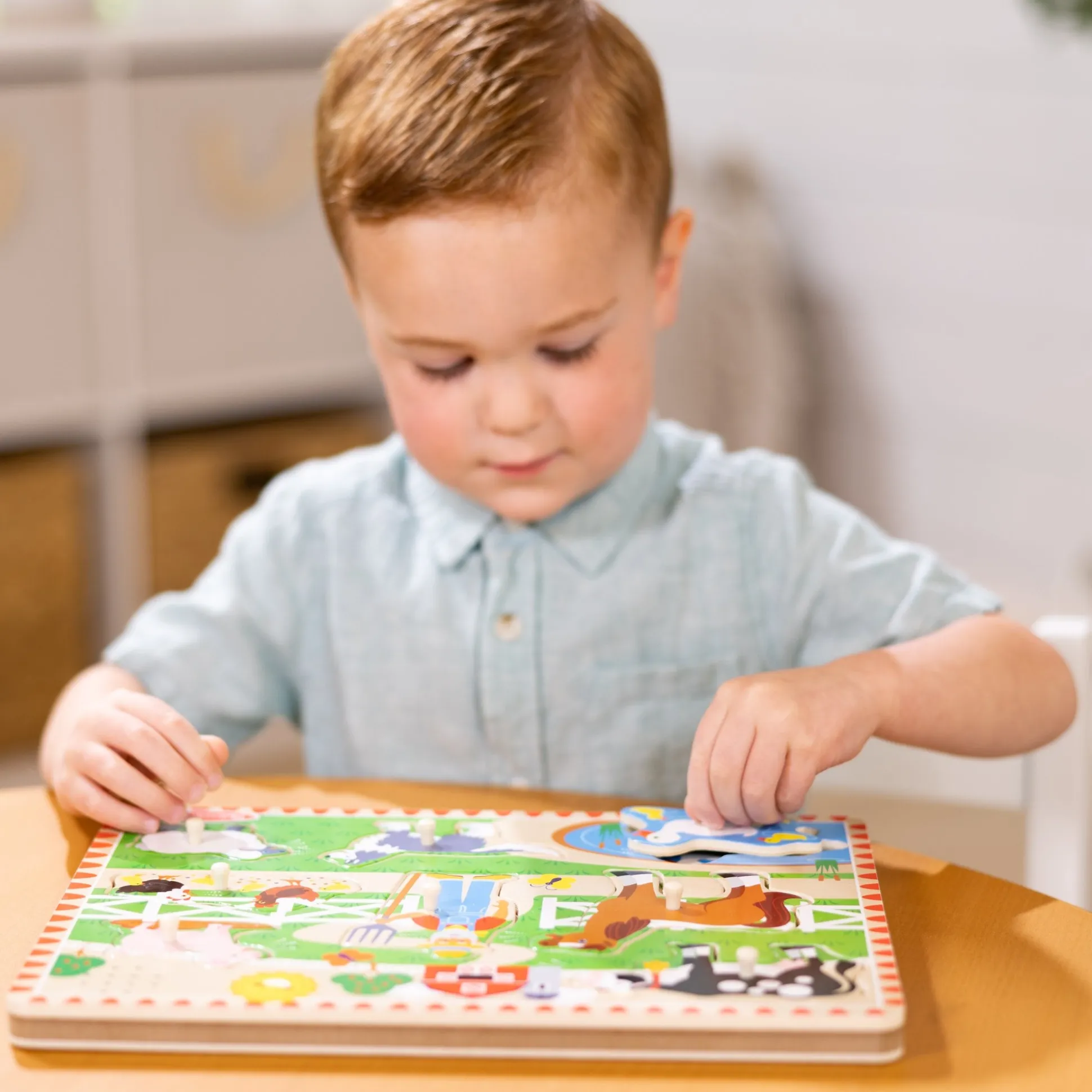 Old MacDonald's Farm Song Puzzle - 8 Pieces