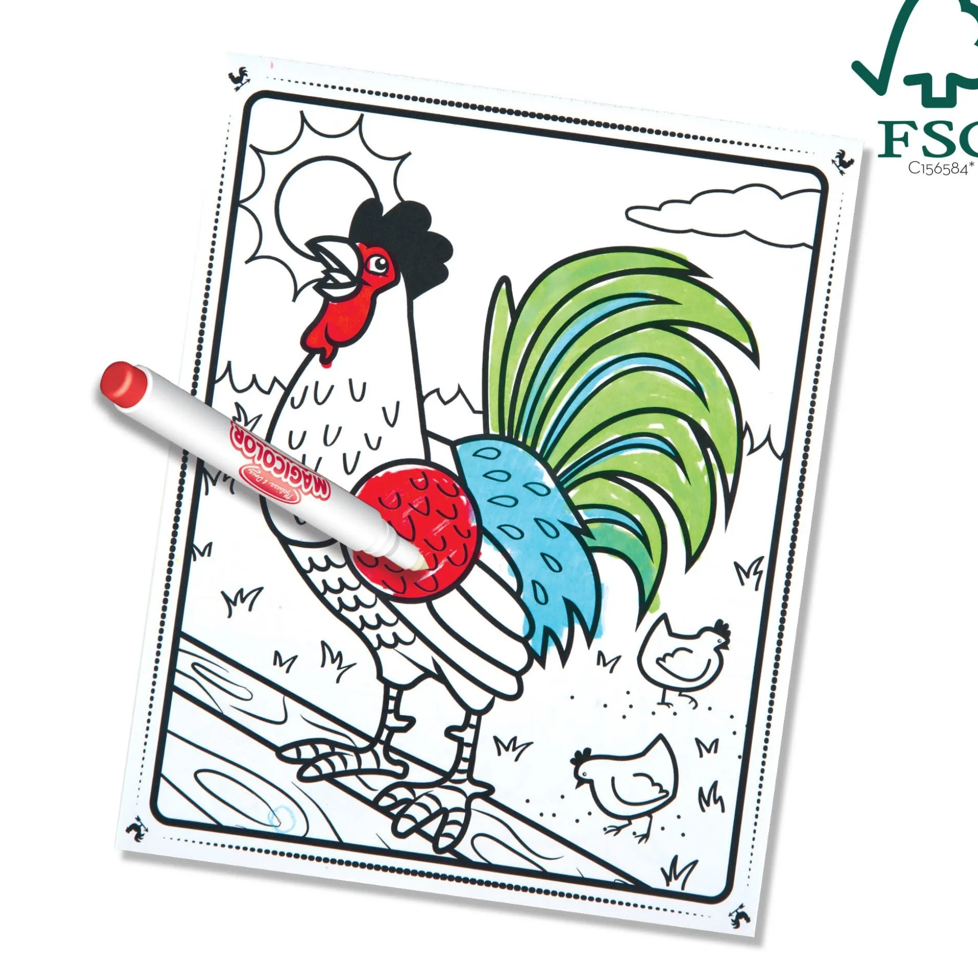 On the Go Magicolor Coloring Pad - Farm Animals