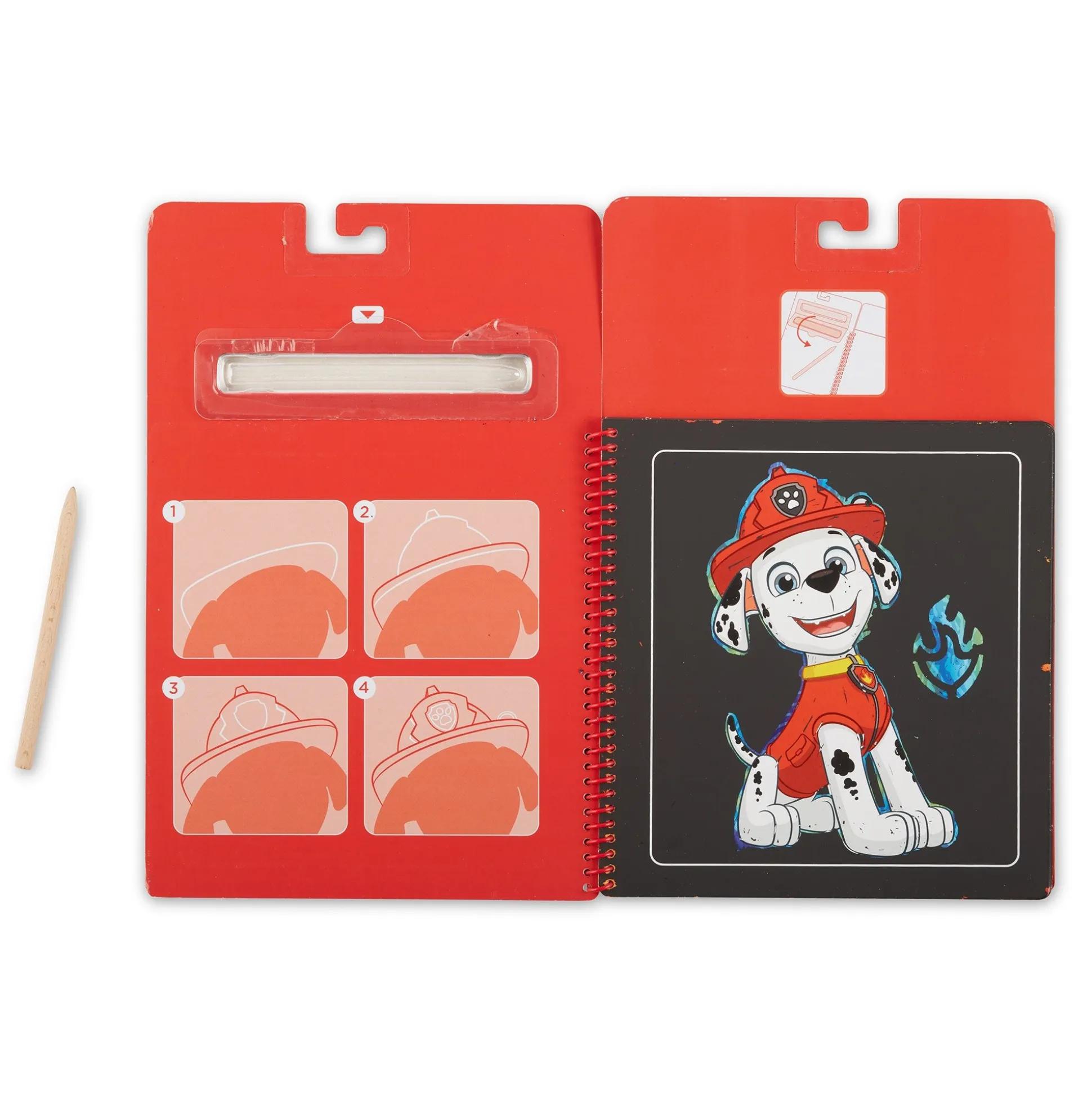 PAW Patrol Scratch Art Pad - Marshall