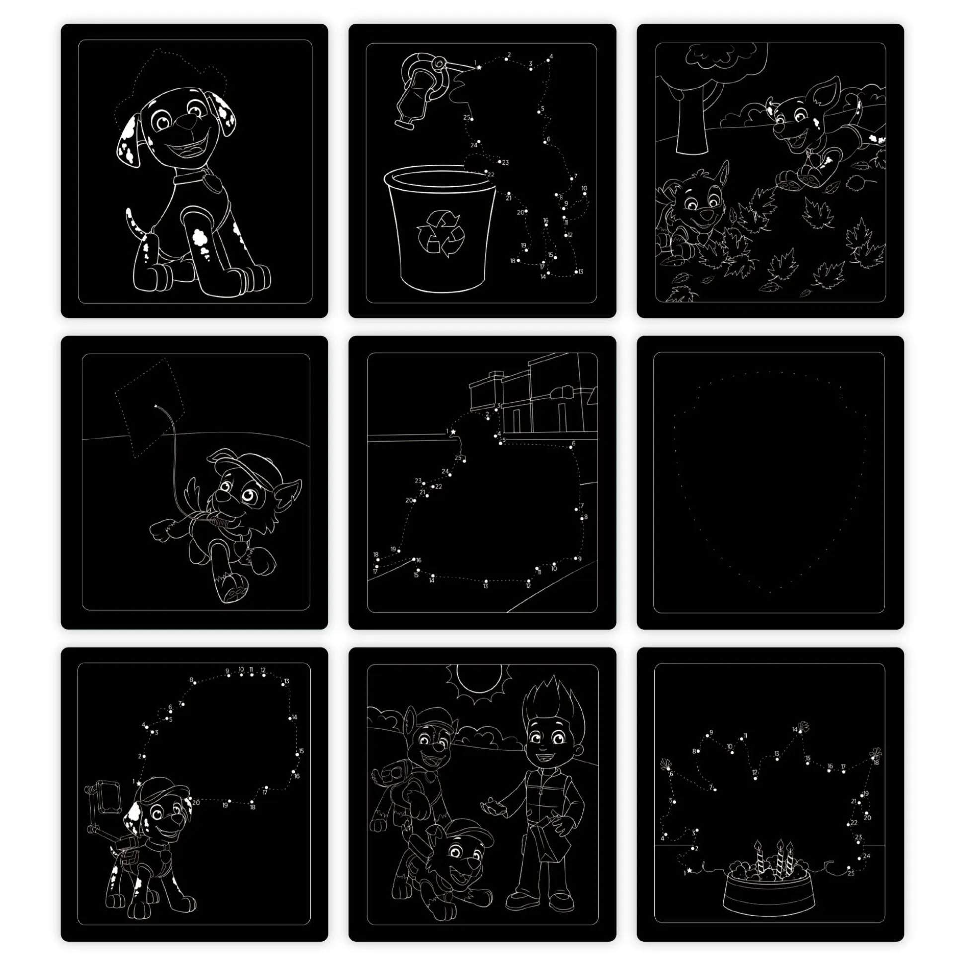 PAW Patrol Scratch Art Pad - Marshall