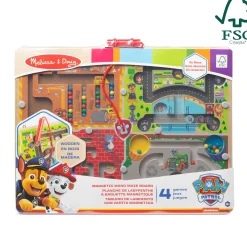 PAW Patrol Wooden 4-in-1 Magnetic Wand Maze Board