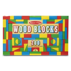 200 Piece Wood Blocks Set