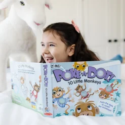 Poke-a-Dot: 10 Little Monkeys Board Book
