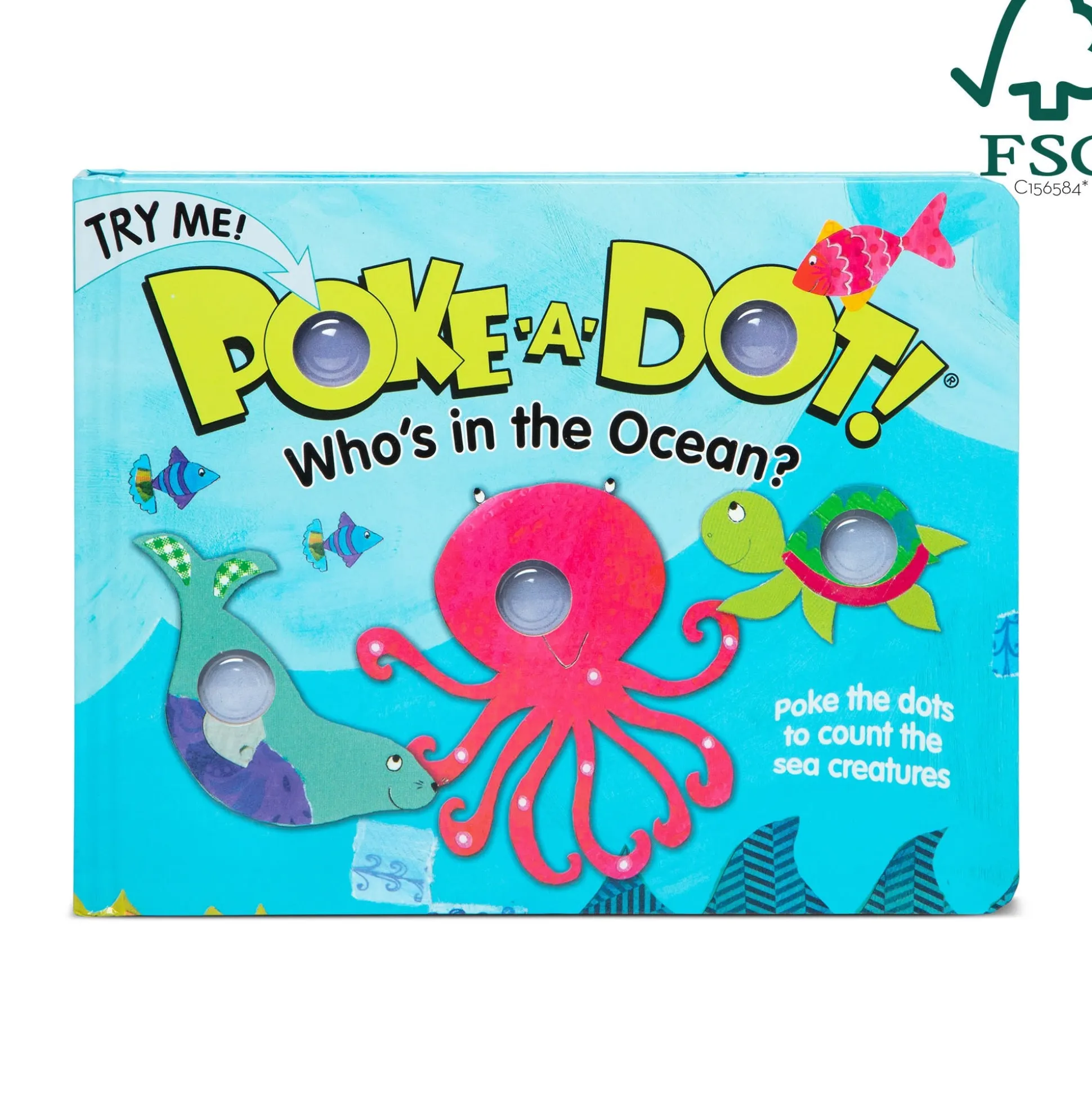 Poke-a-Dot: Who’s in the Ocean? Board Book