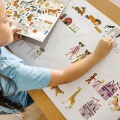 Princess, Fairy, Animals & More Coloring and Sticker Pad Bundle