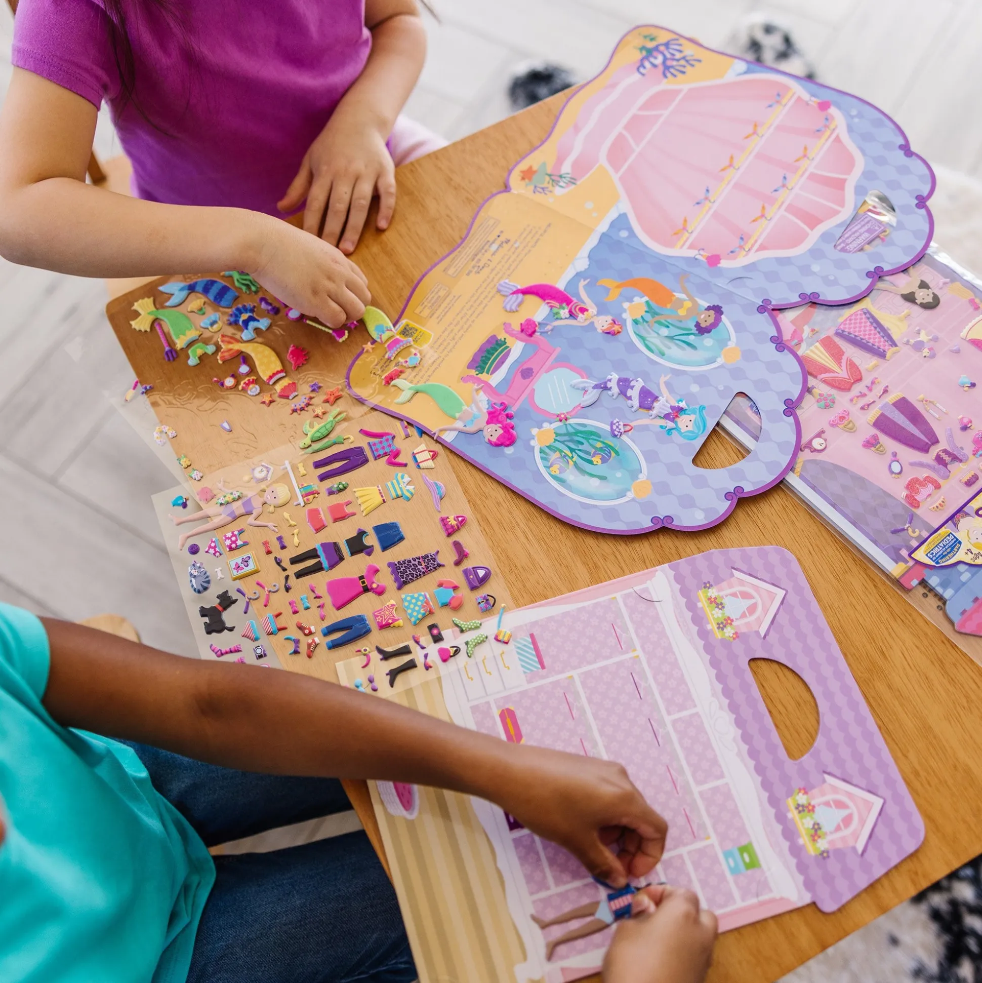 Puffy Sticker Bundle - Dress-Up, Princess and Mermaid