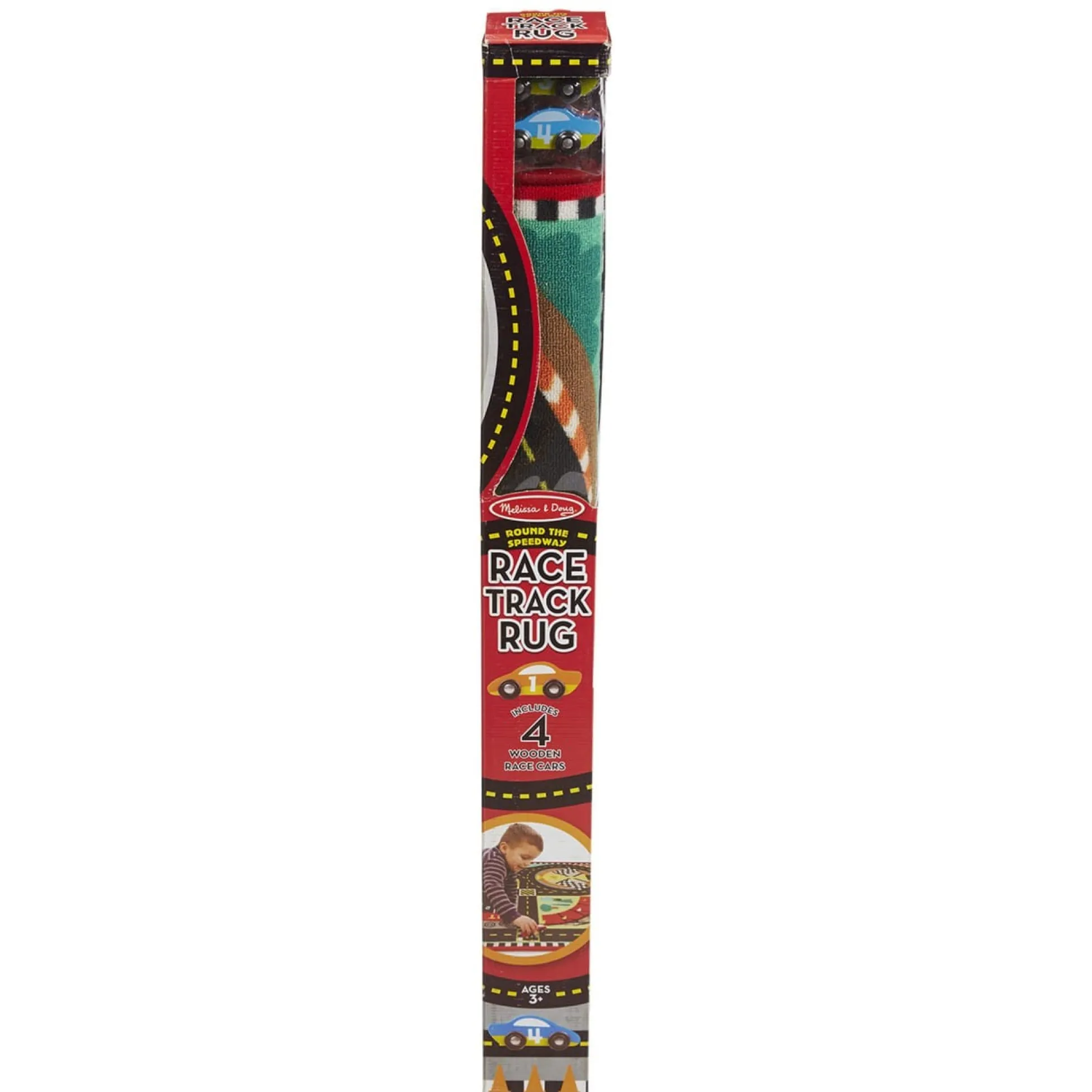 Round the Speedway Race Track Rug & Car Set