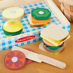 Sandwich Making Set - Wooden Play Food