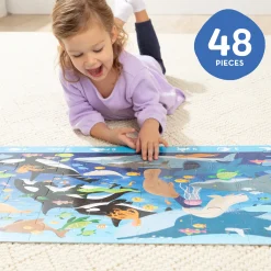 Search & Find Beneath the Waves Floor Puzzle - 48 Pieces