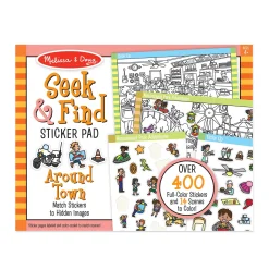 Seek & Find Sticker Pad – Around Town